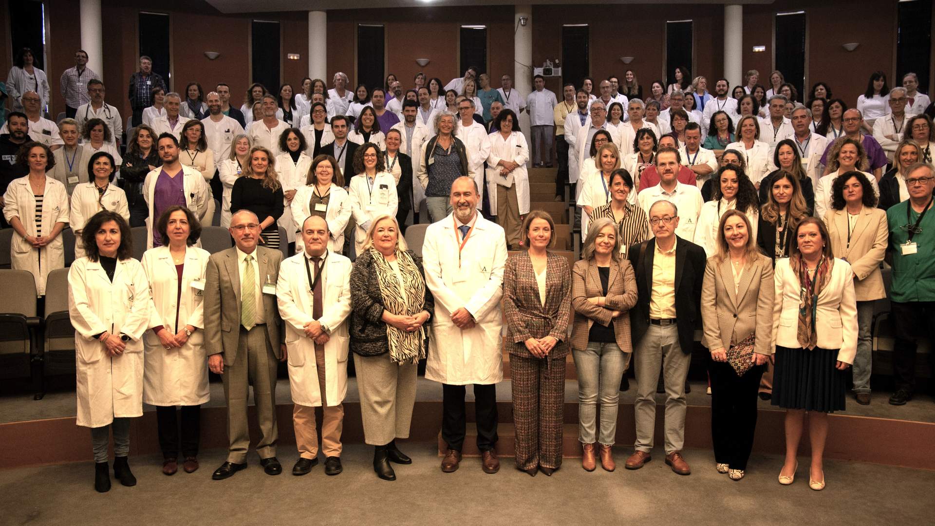 Parte de la plantilla hospitalaria