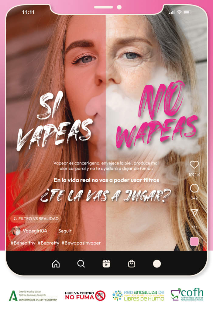 Campaña 'Si vapeas no wapeas'