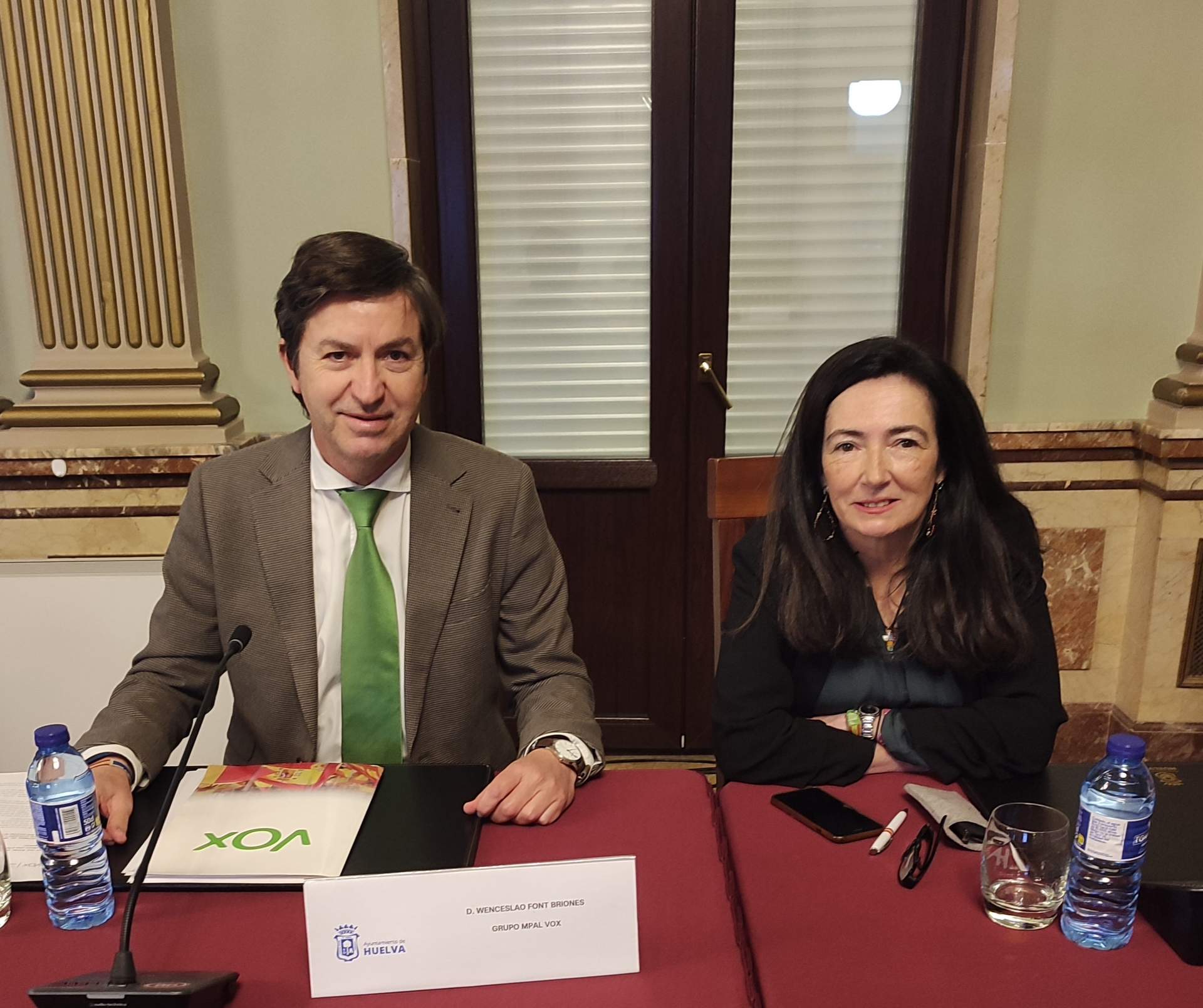 Concejales de Vox en el Pleno