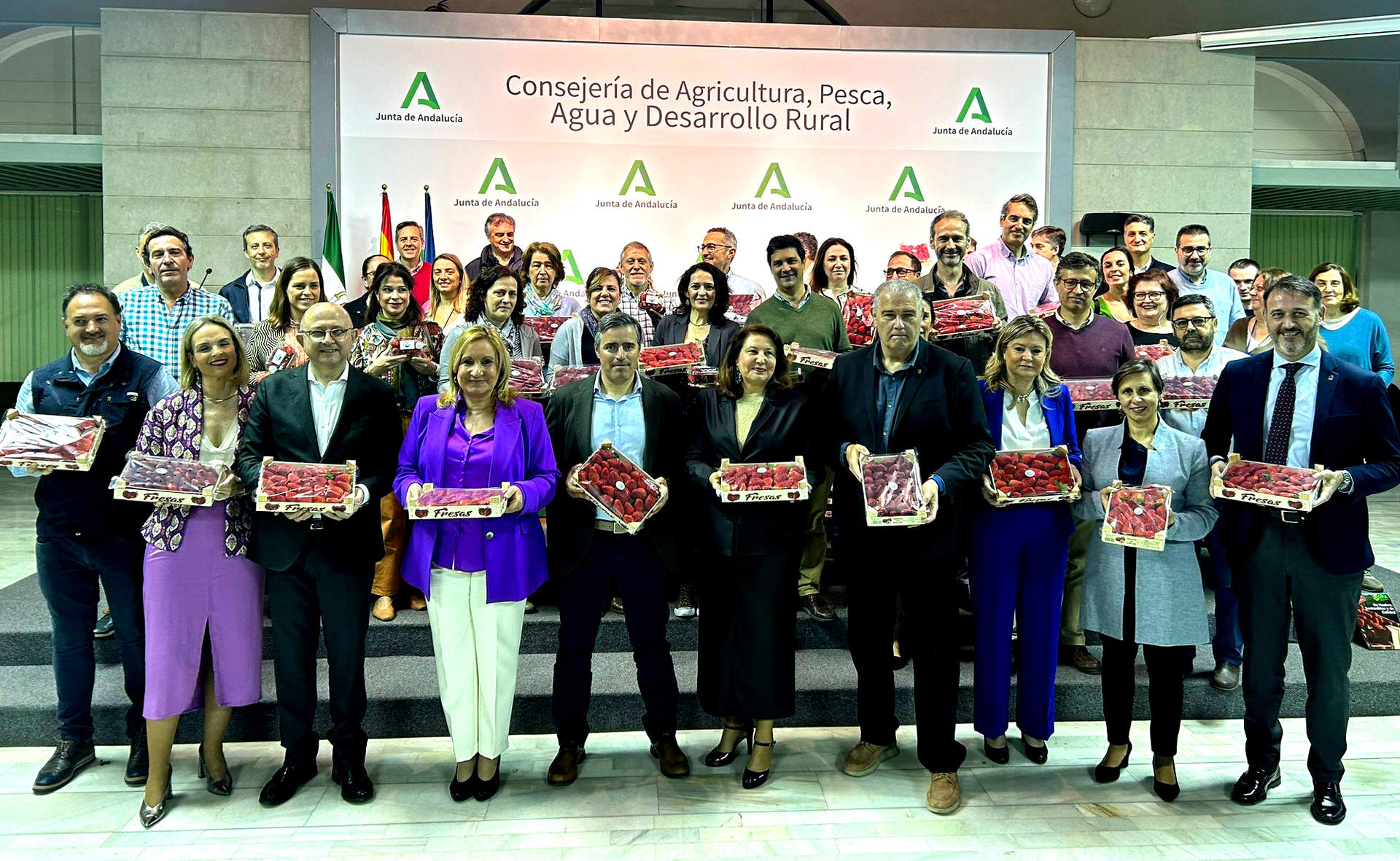 Foto de familia en la Consejería