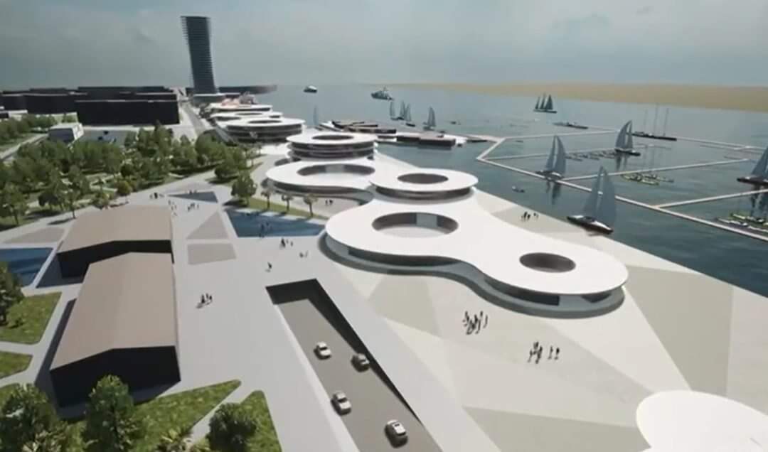 Maqueta del nuevo Muelle