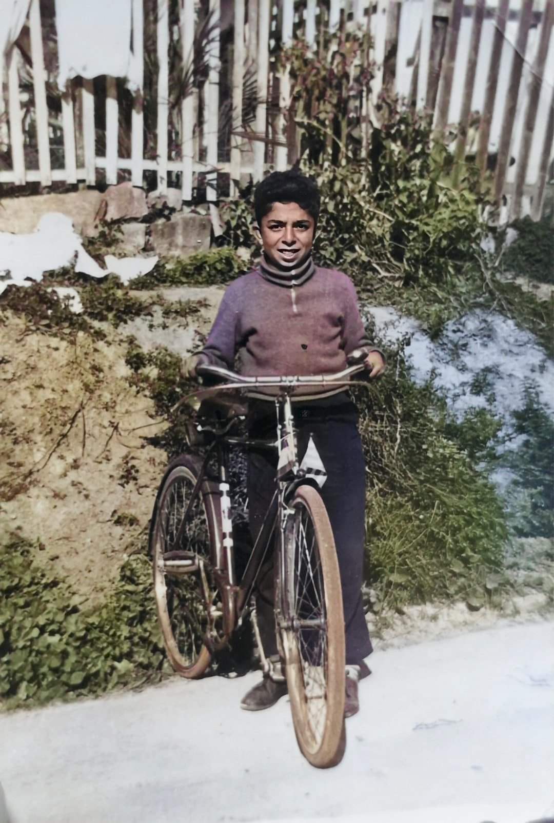 Pepe Prieto en su infancia