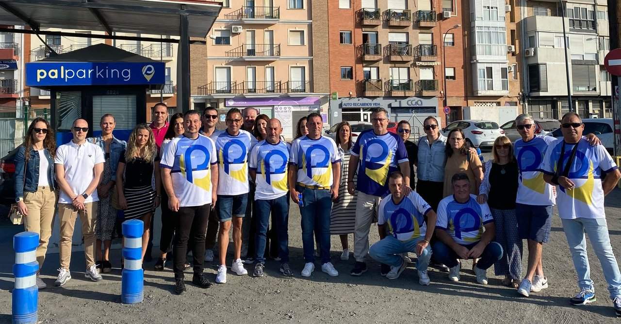 Protesta de los trabajadores de Palparking