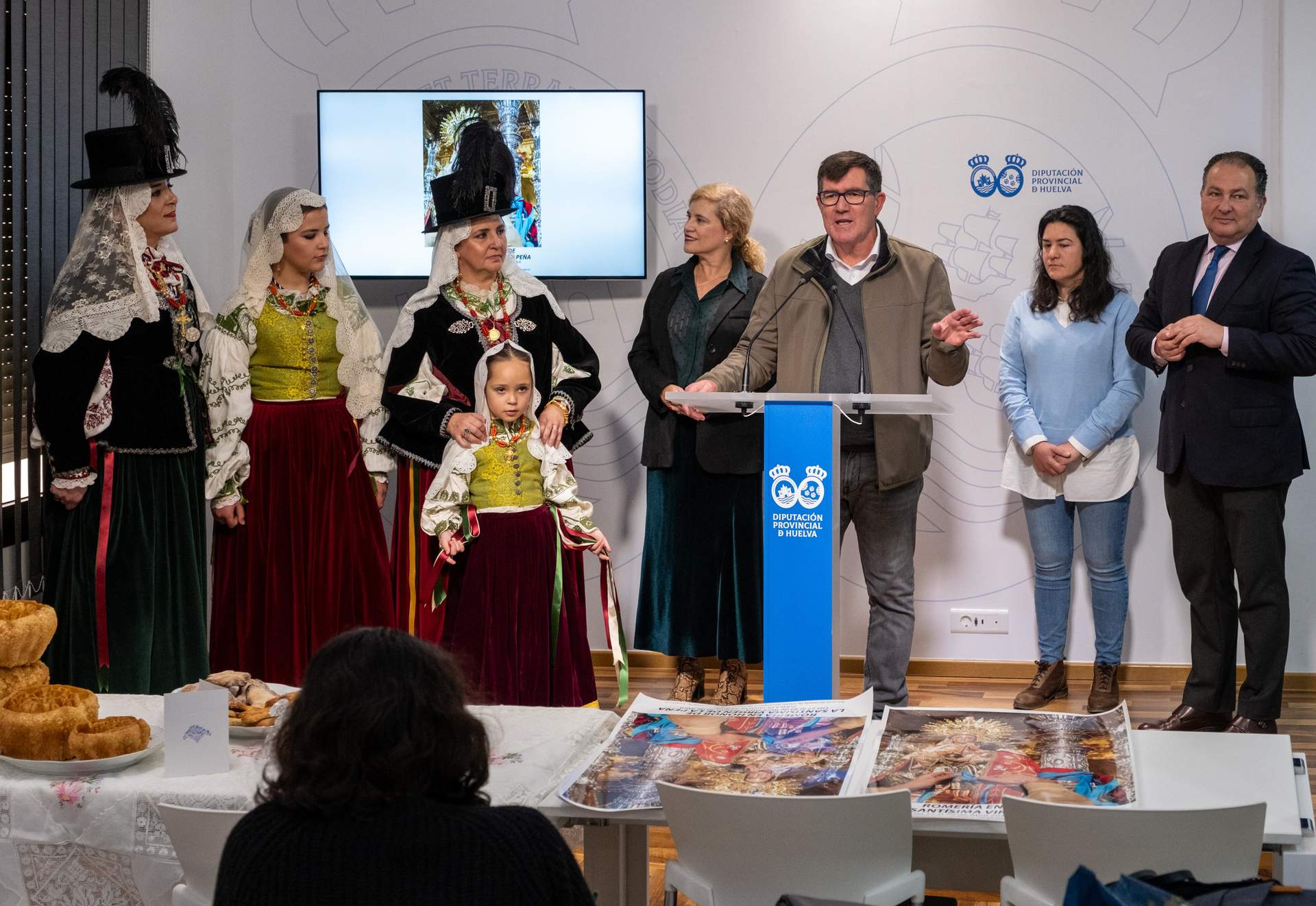 Antonio Beltrán, alcalde de Puebla de Guzmán, presenta la romería de la Virgen de la Peña
