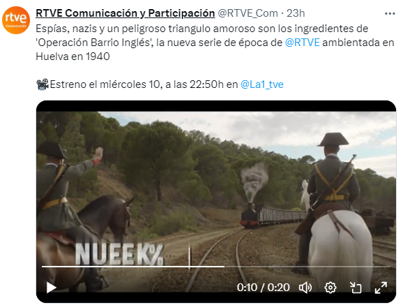 Escenario de la serie en el Río Tinto