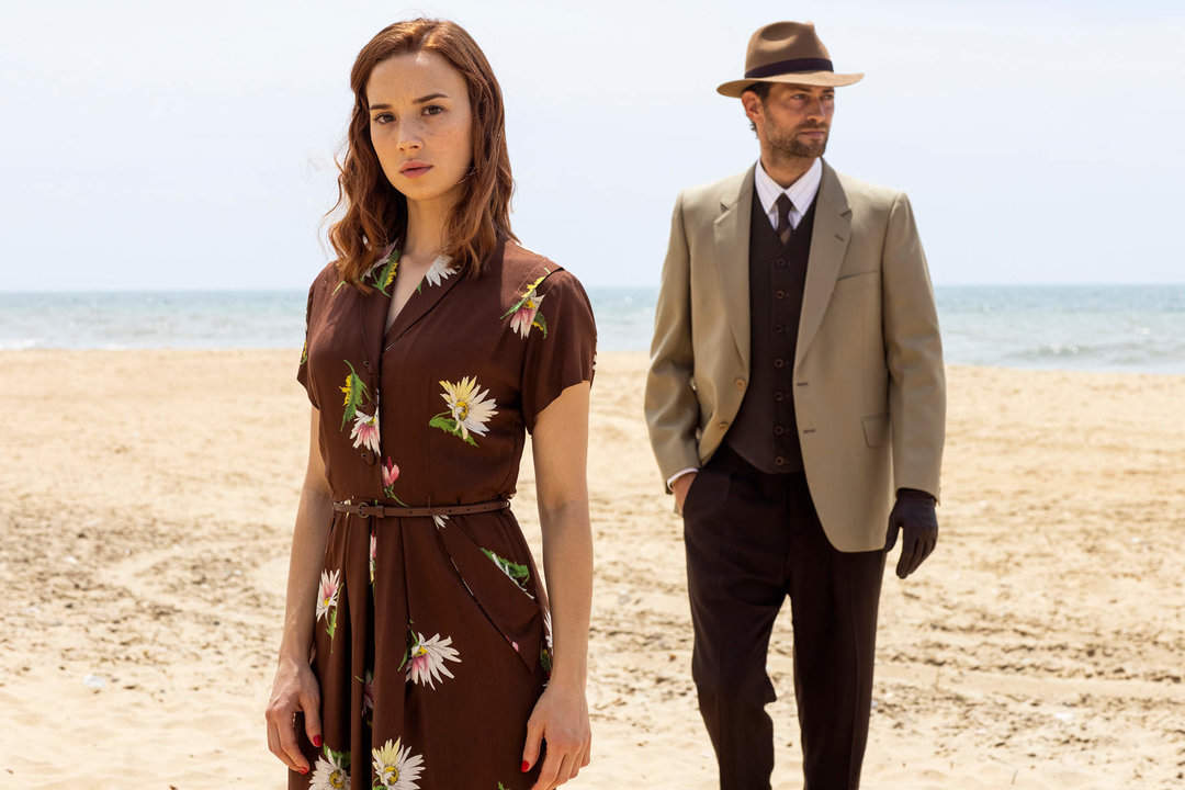 Un momento del rodaje