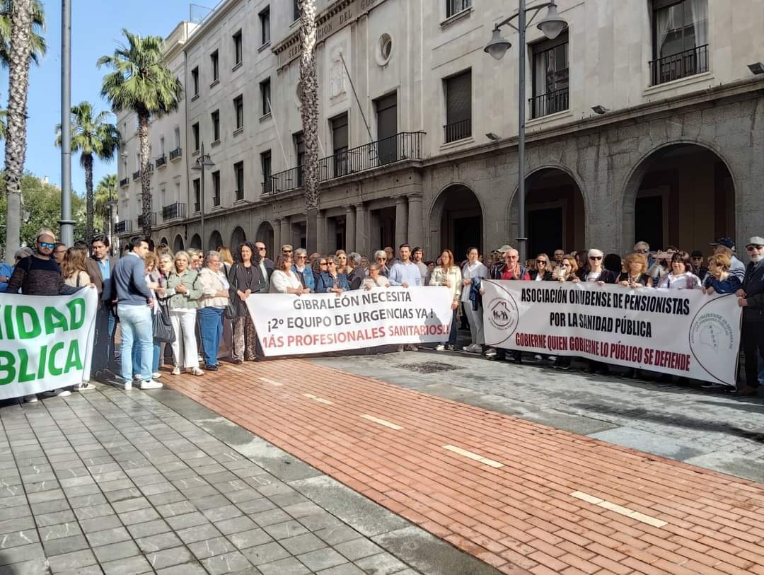 Protesta de Marea Blanca en Huelva