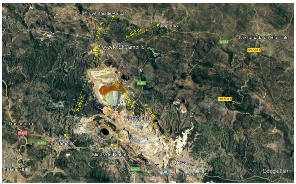 Mapa de ubicación del proyecto