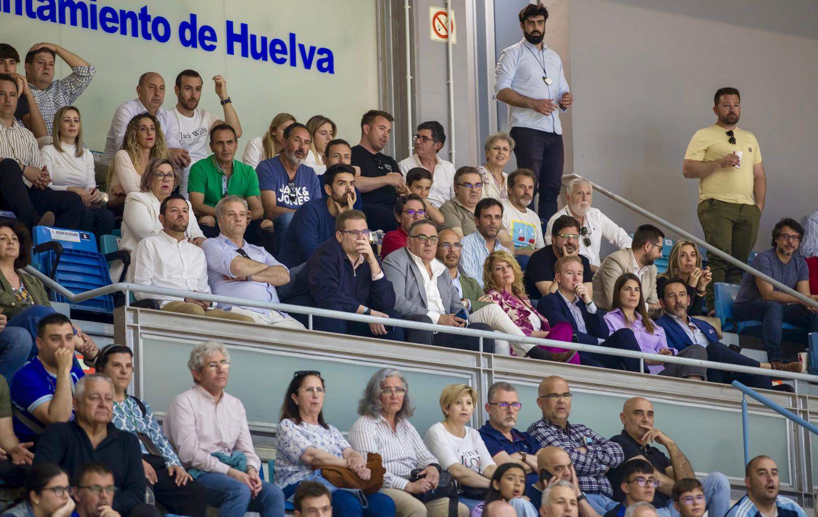 El palco del Palacio de Deportes estuvo a reventar.