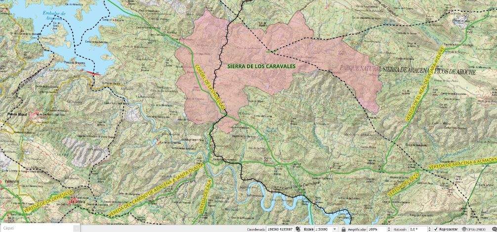Plano situación VVPP y Coto Caravales
