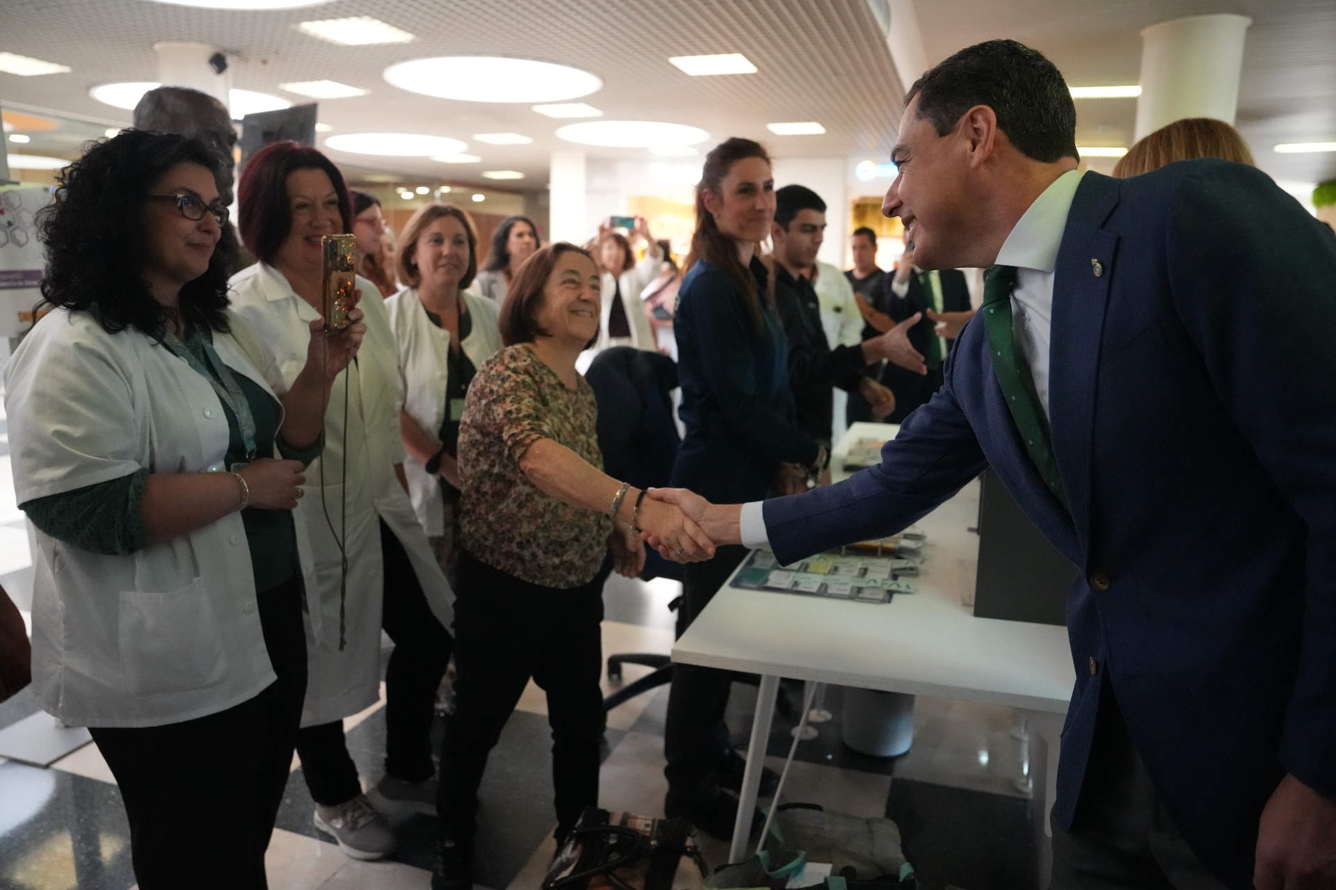 Visita de Moreno a las instalaciones