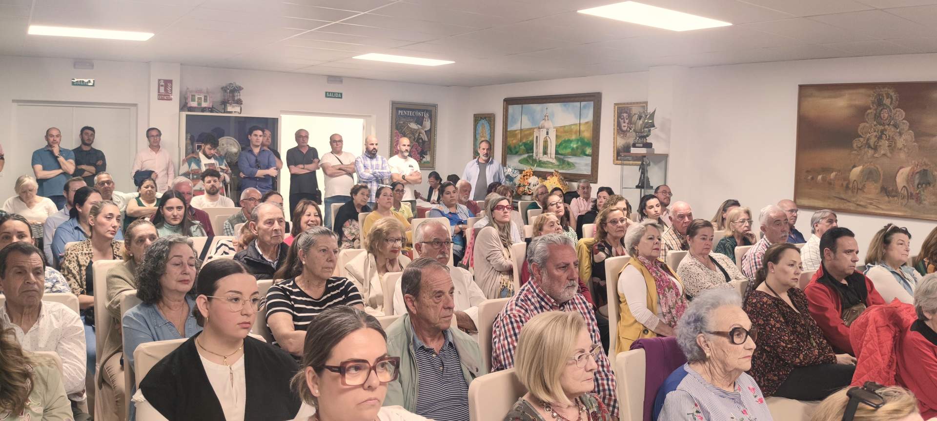 Asistentes al cónclave rociero de Emigrantes