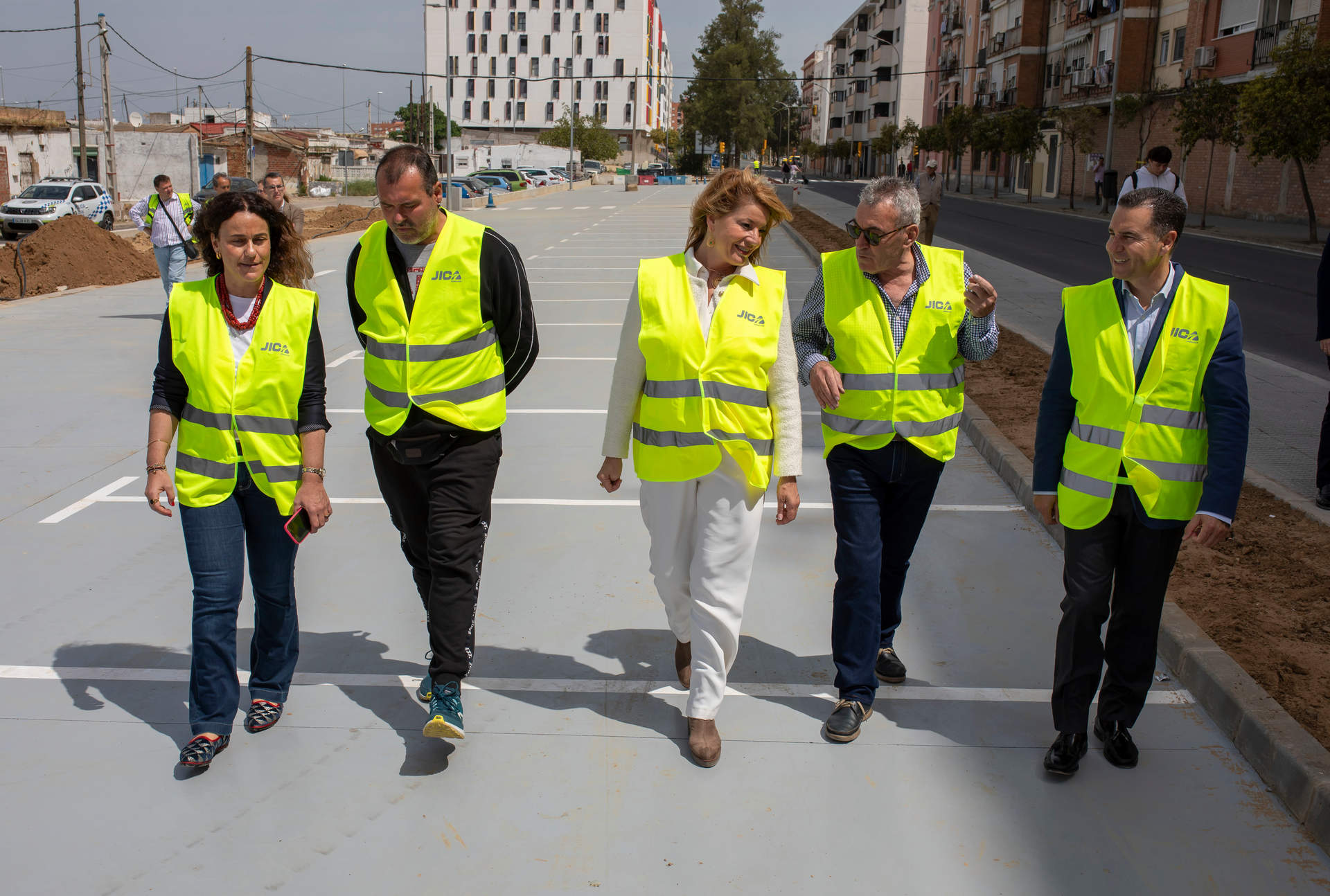 Visita a los aparcamientos de Cristóbal Colón