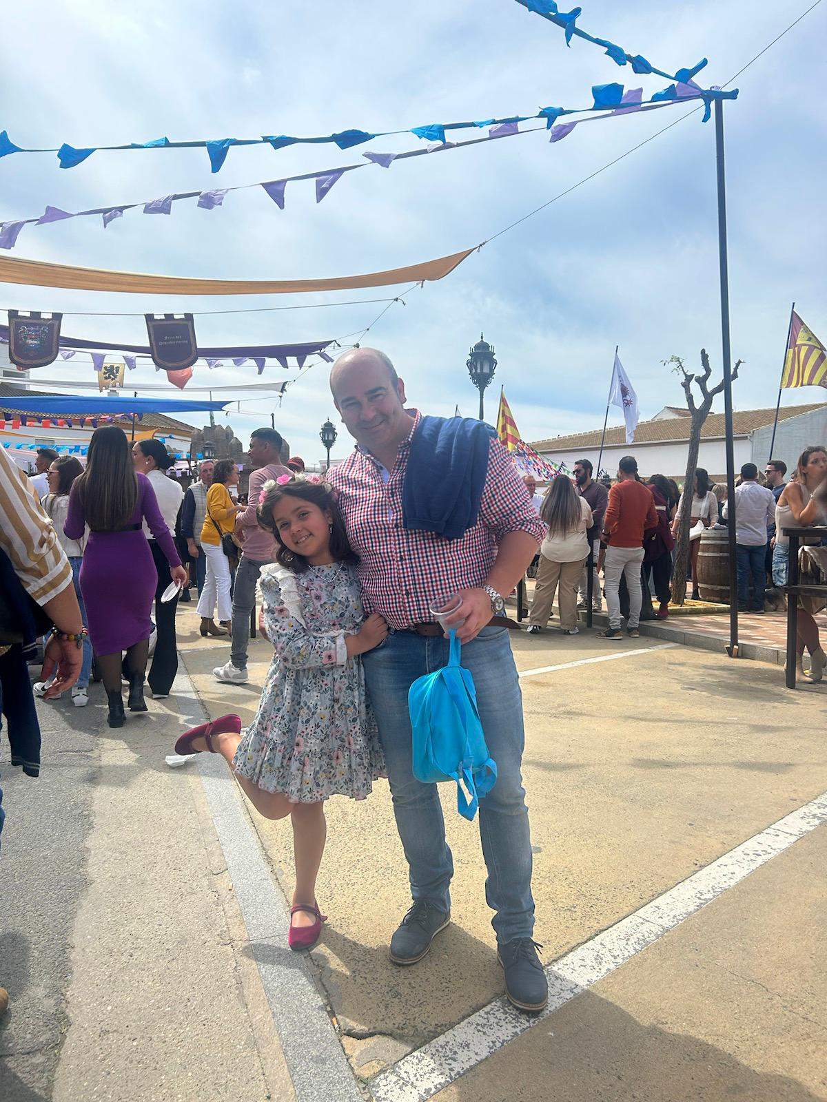Junto a su hija Ainara