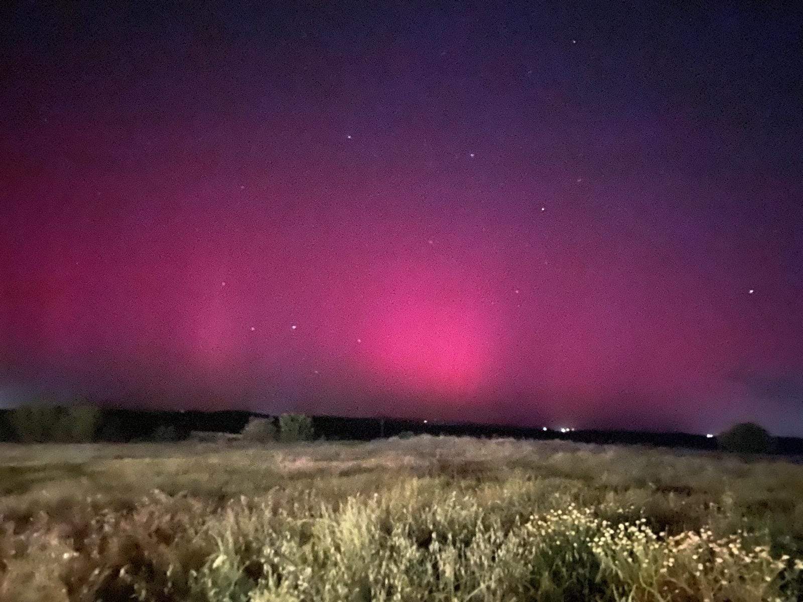 Cielo iluminado de Valverde