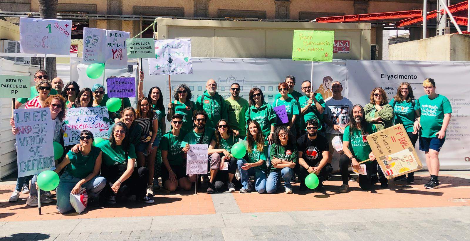 Claustro del IES La Orden respaldando las movilizaciones