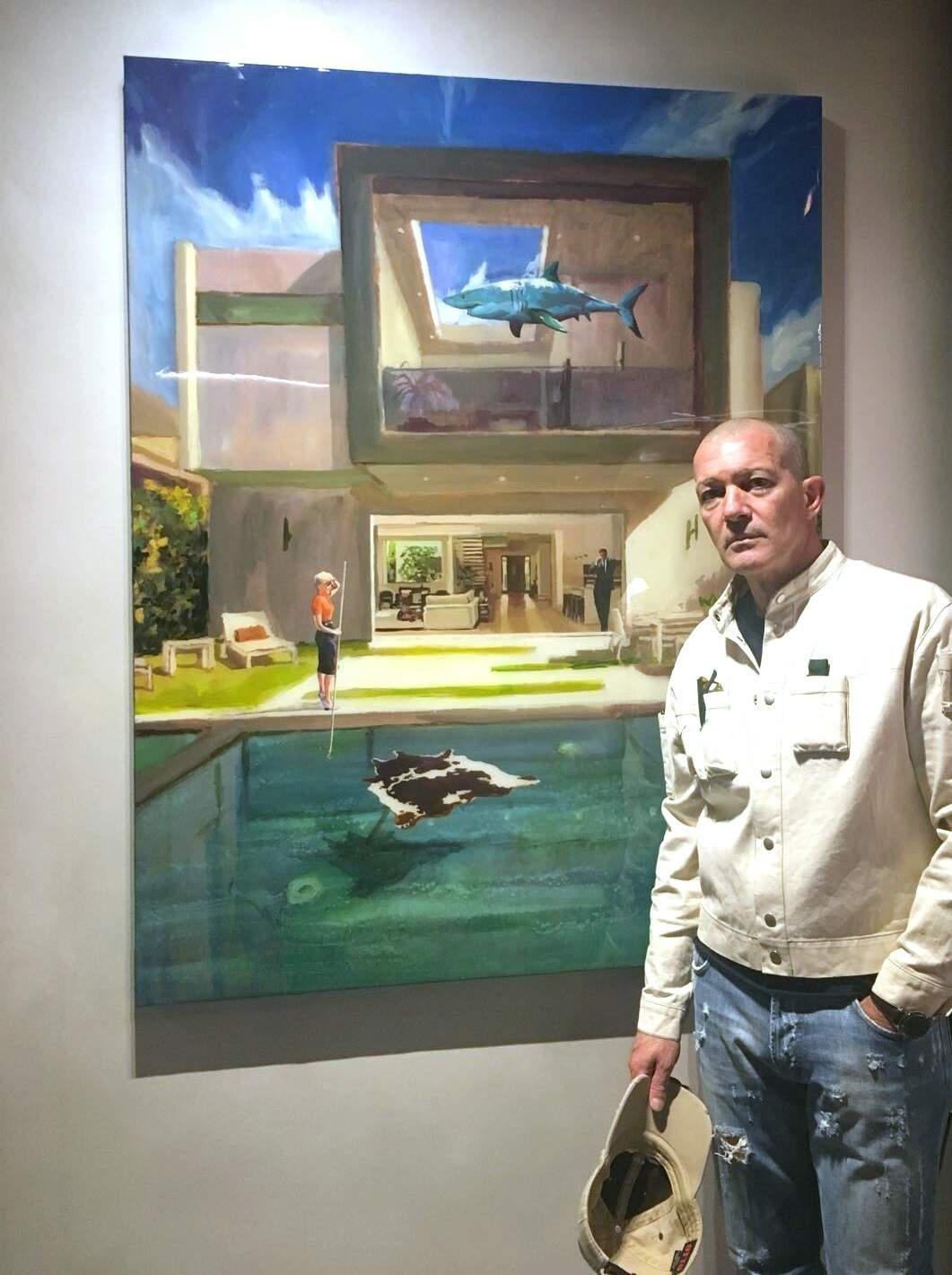 En casa de Antonio Banderas.