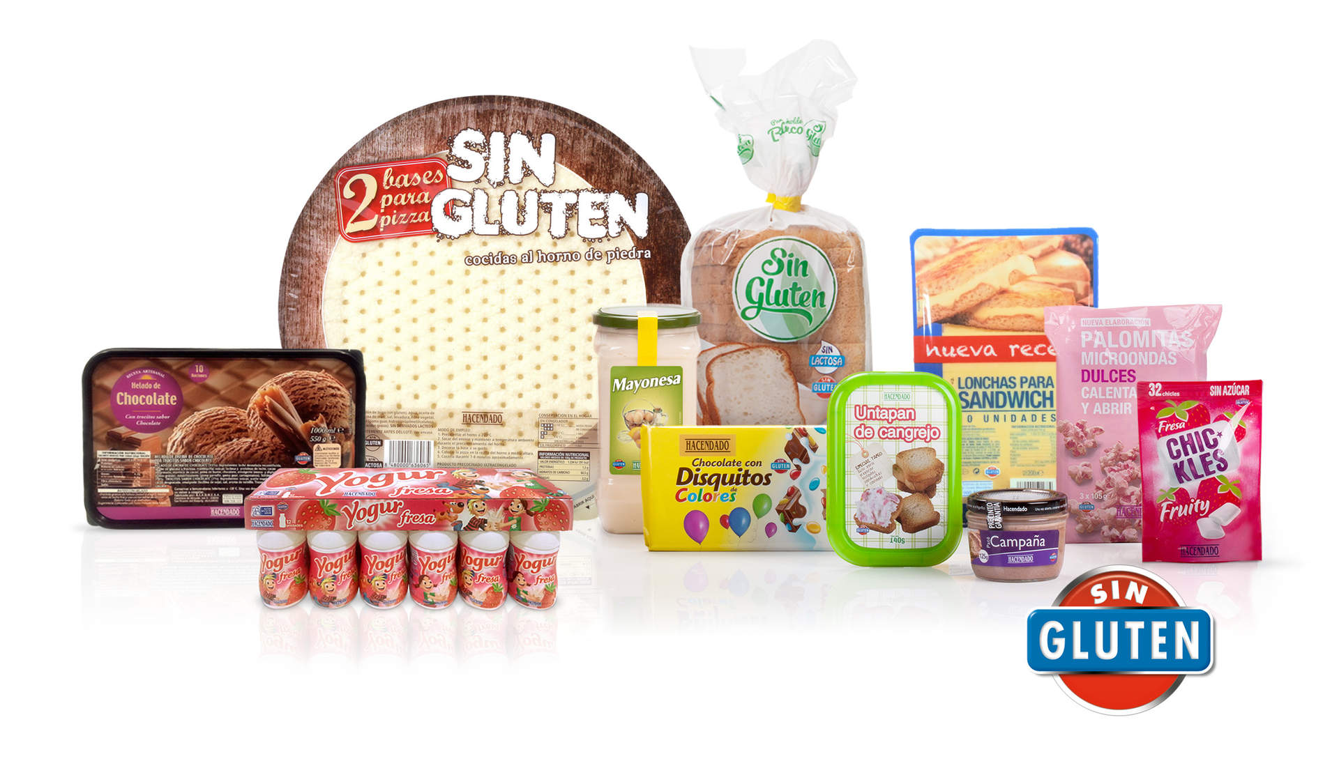 Oferta en Mercadona de productos aptos para celíacos