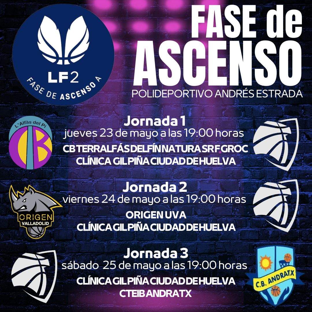 El calendario de la Fase.