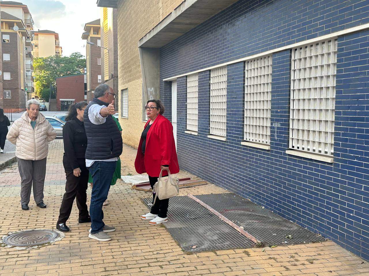 En una de las zonas del barrio