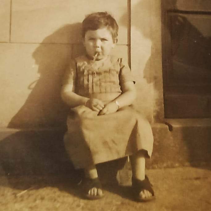 Ana en su infancia