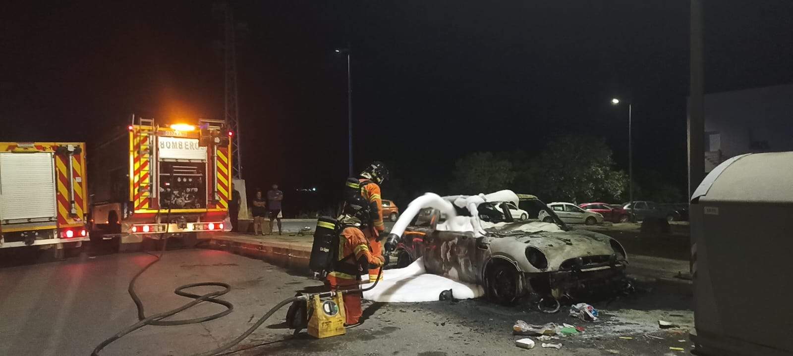 Incendio de vehículo