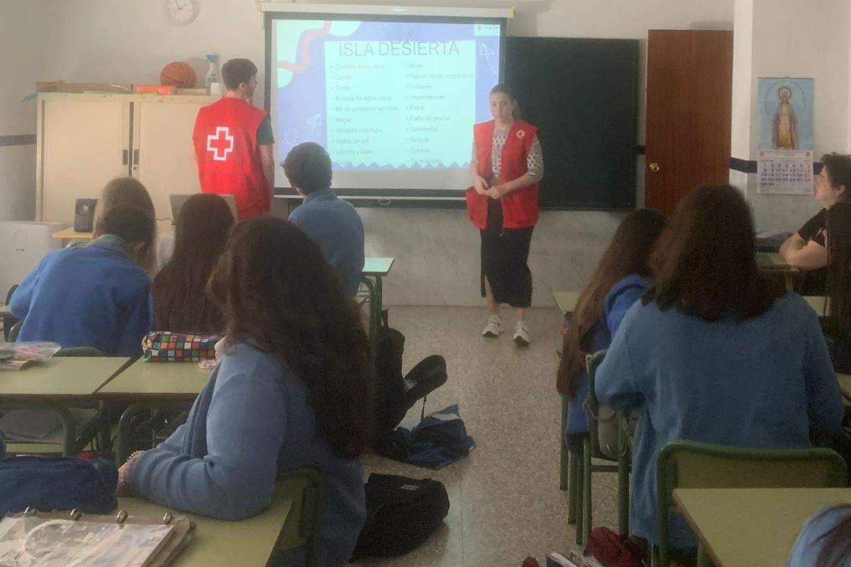 Un momento de la actividad escolar