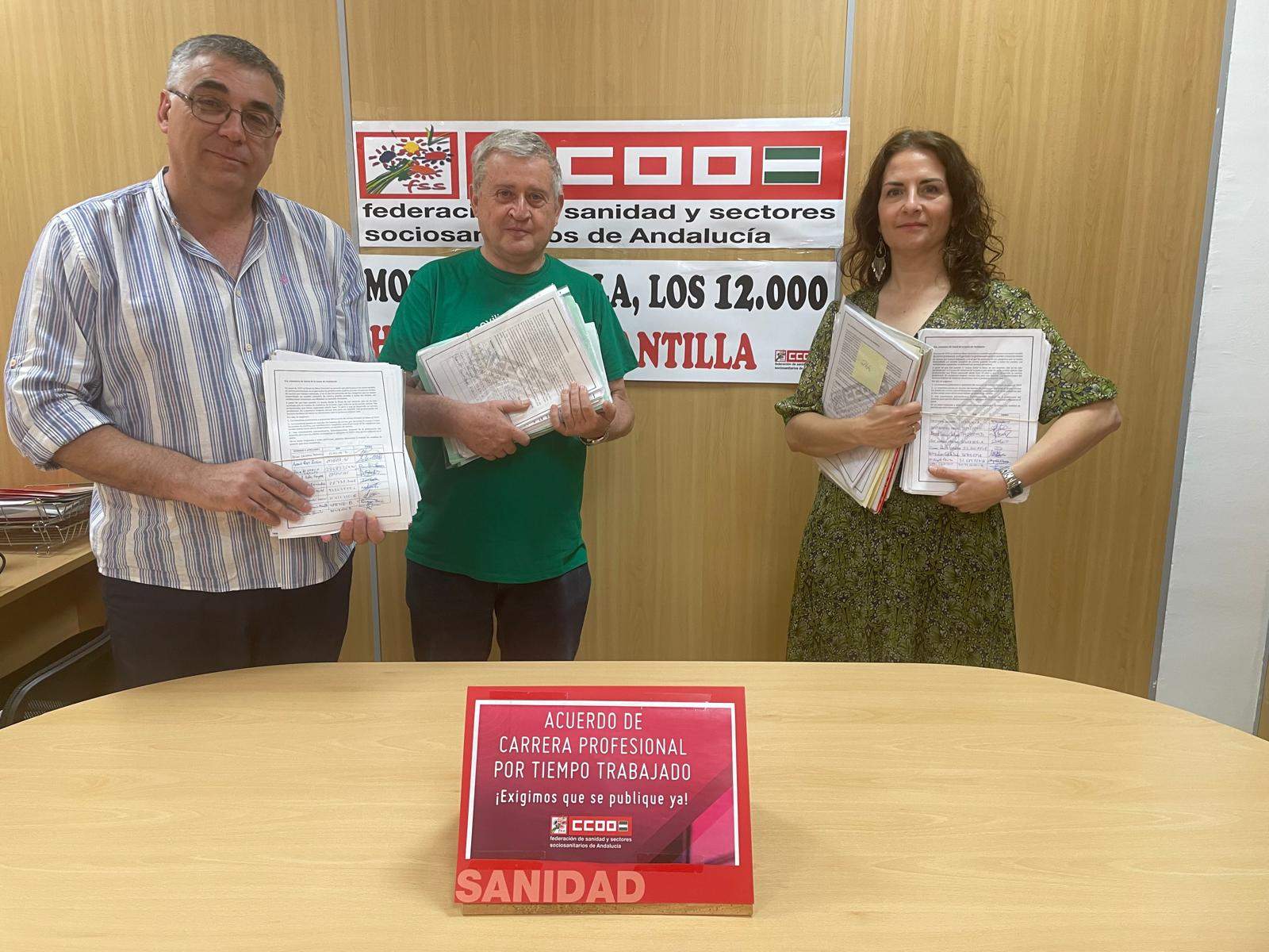 Foto firmas de carrera profesional de CCOO
