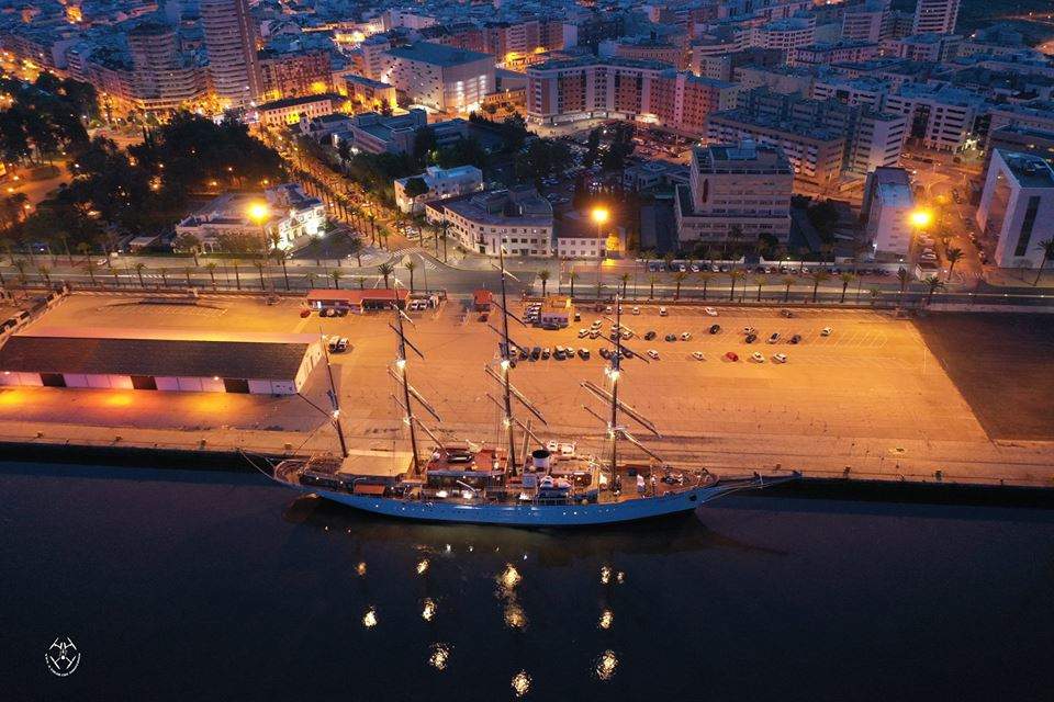 Imagen de un crucero en el Muelle (Foto: Portero)