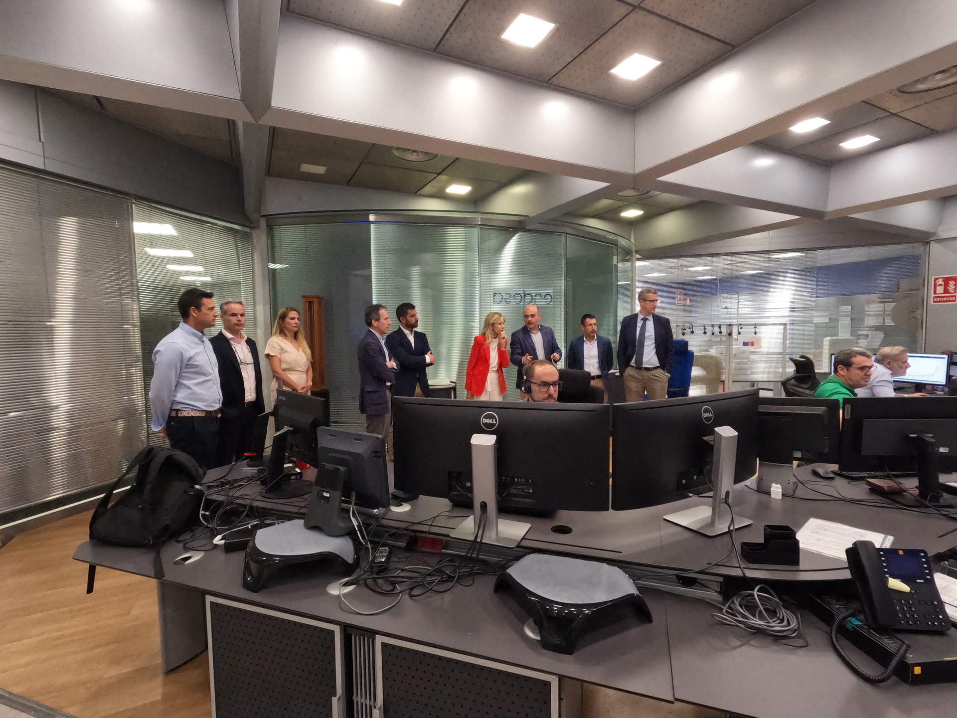 Visita a la central de Endesa en Huelva