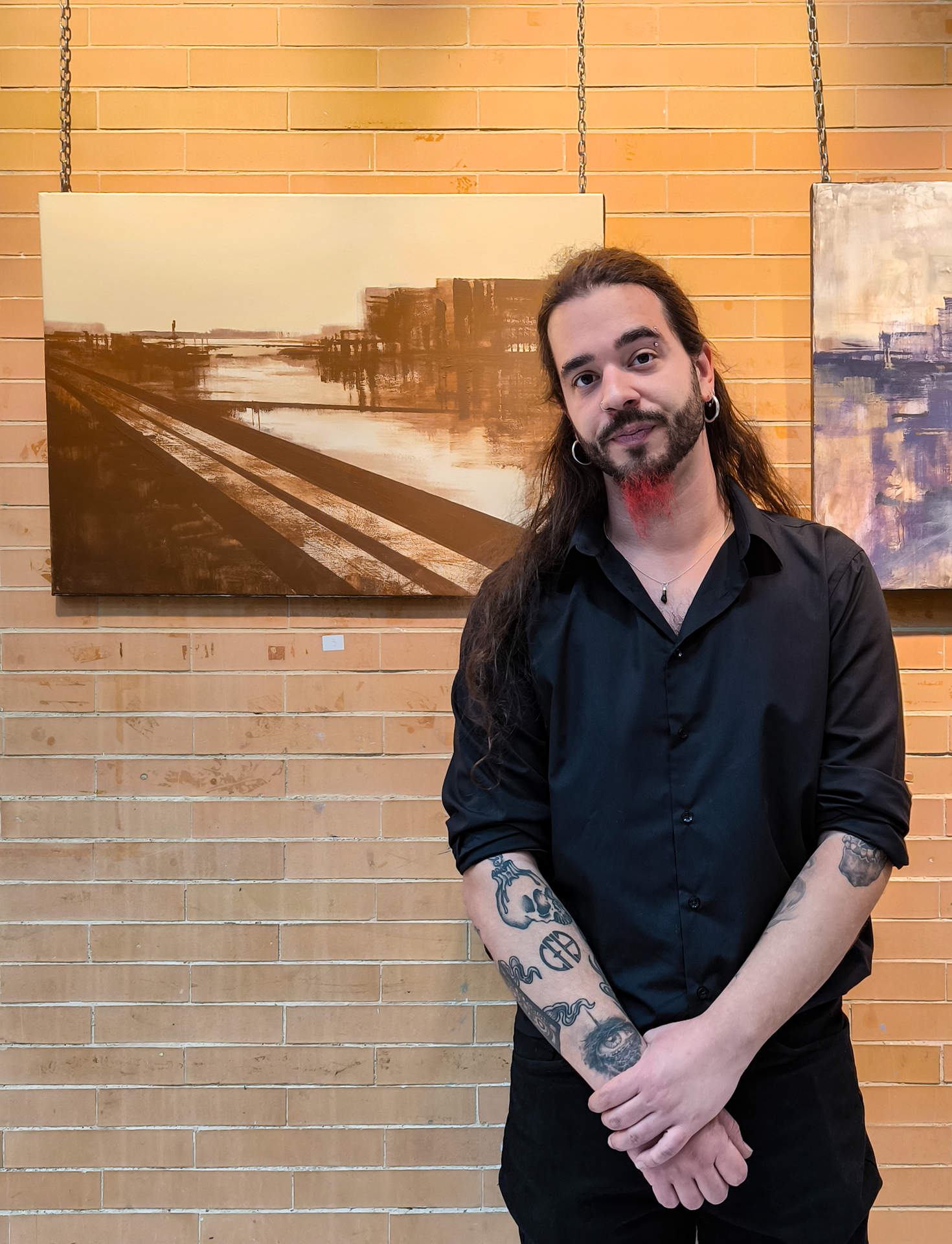 En una de sus exposiciones