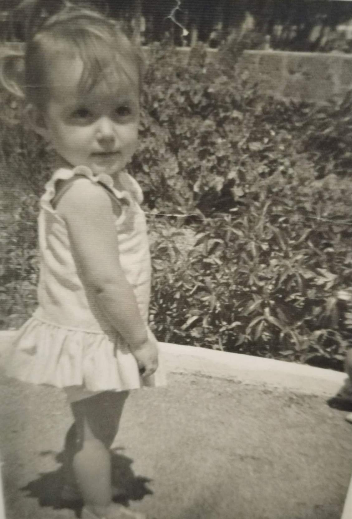 Rosa en su infancia