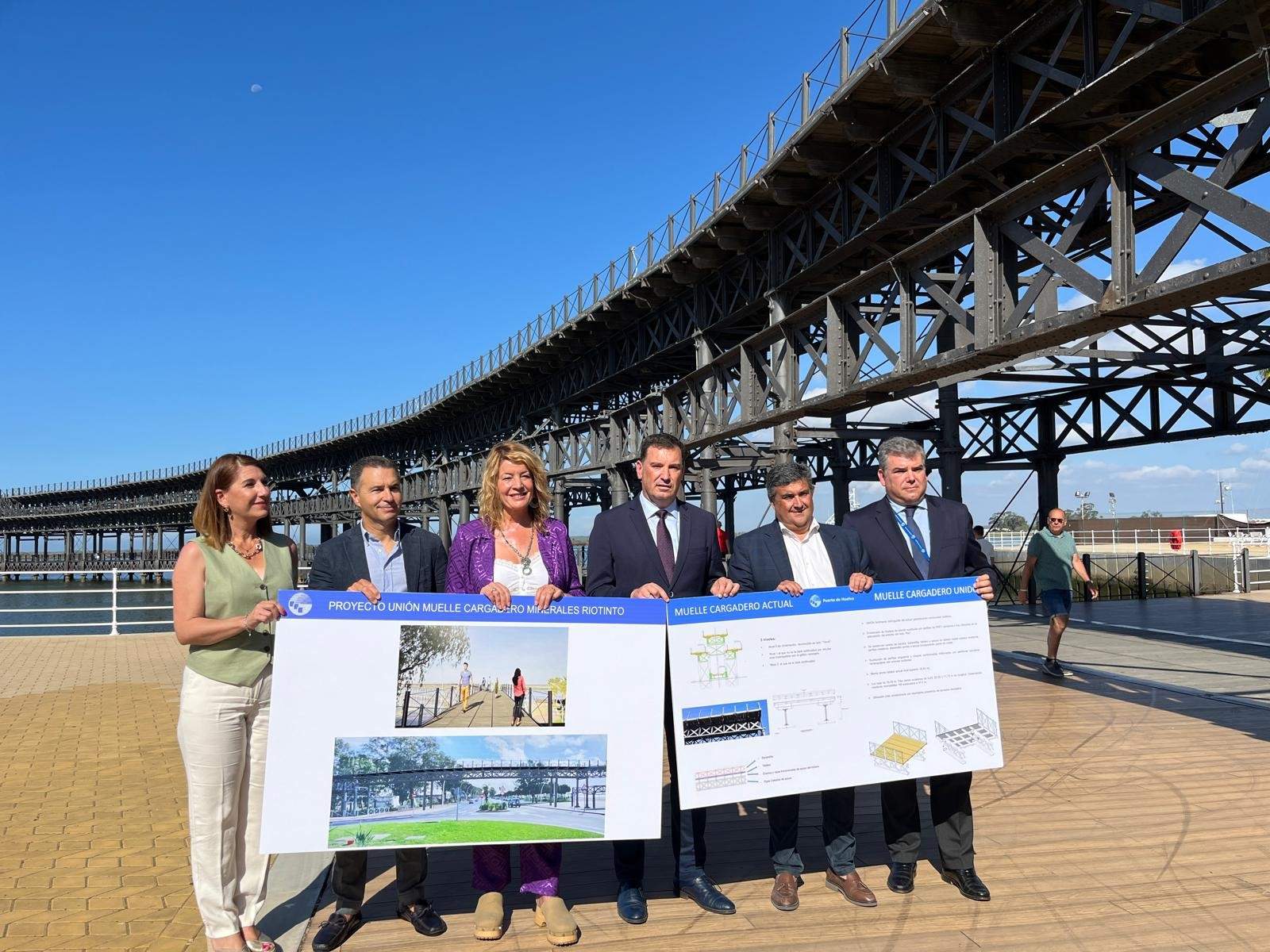 Presentación de la unión del Muelle de la Cía de Río Tinto