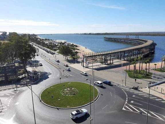 Panorámica aérea de la zona