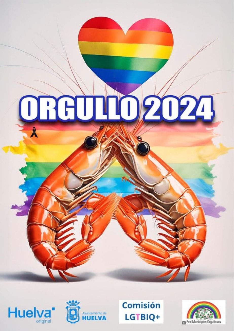 Cartel del Orgullo Huelva 2024