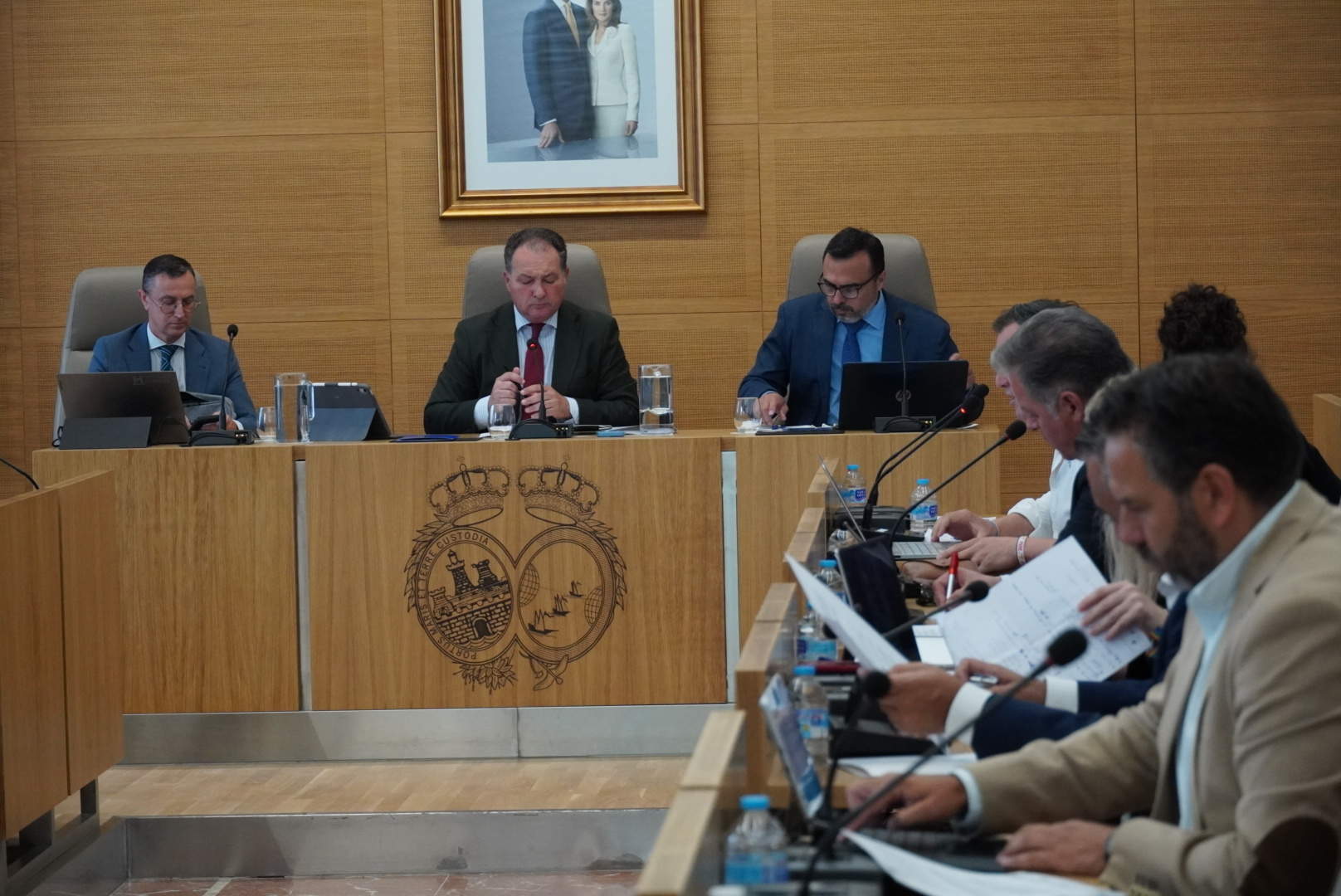 David Toscano en la presidencia del Pleno
