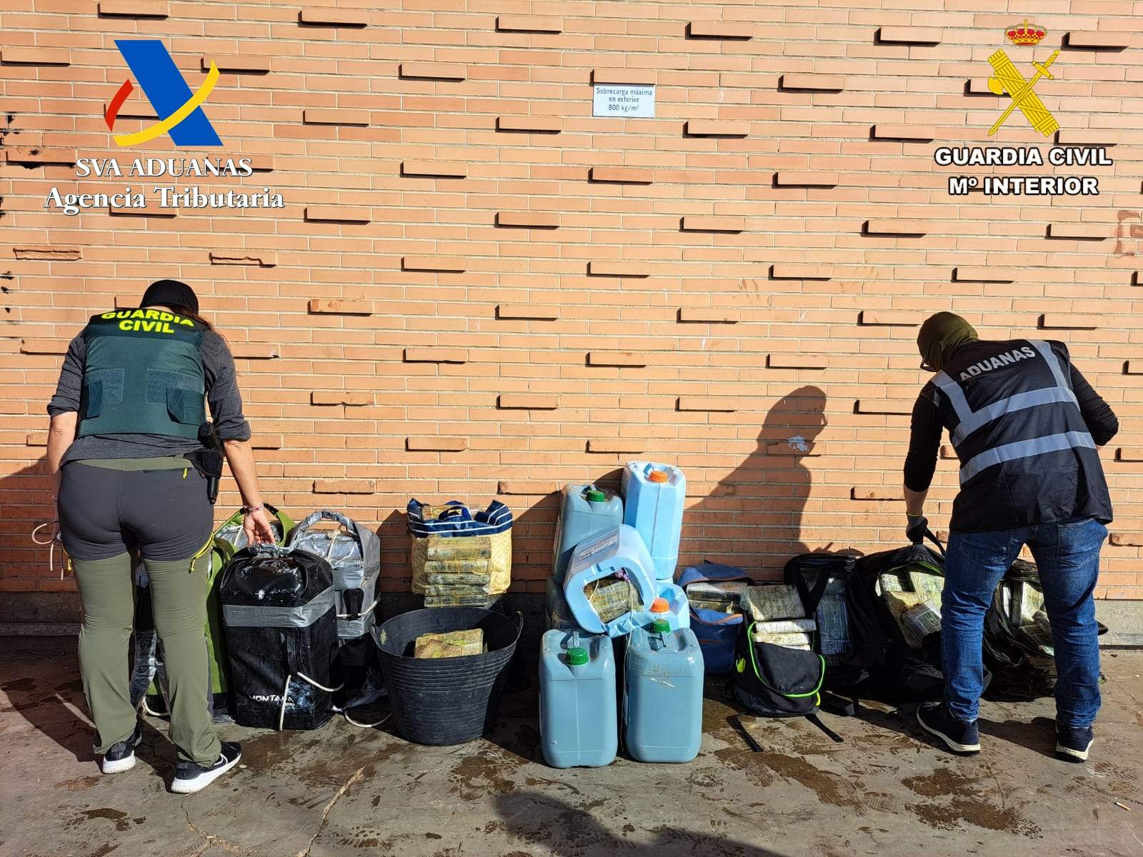 Imagen de una operación policial