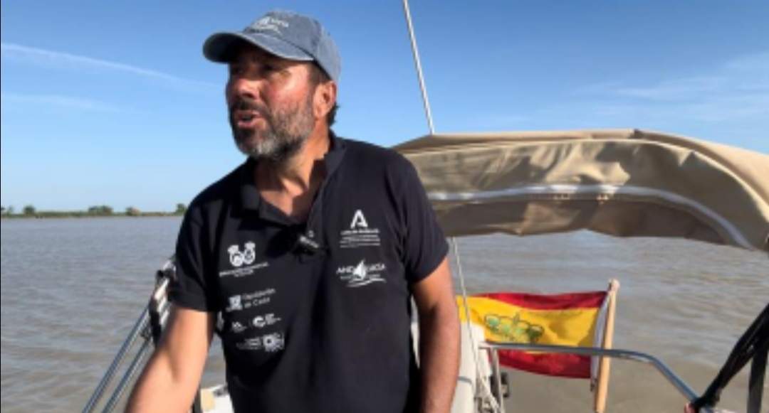 Instantánea durante la travesía "Andalucía, de puerto a puerto"