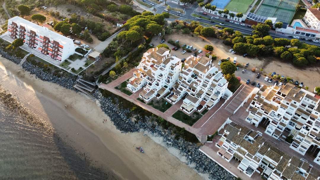 Zona más afectada por los temporales y la crecida del mar