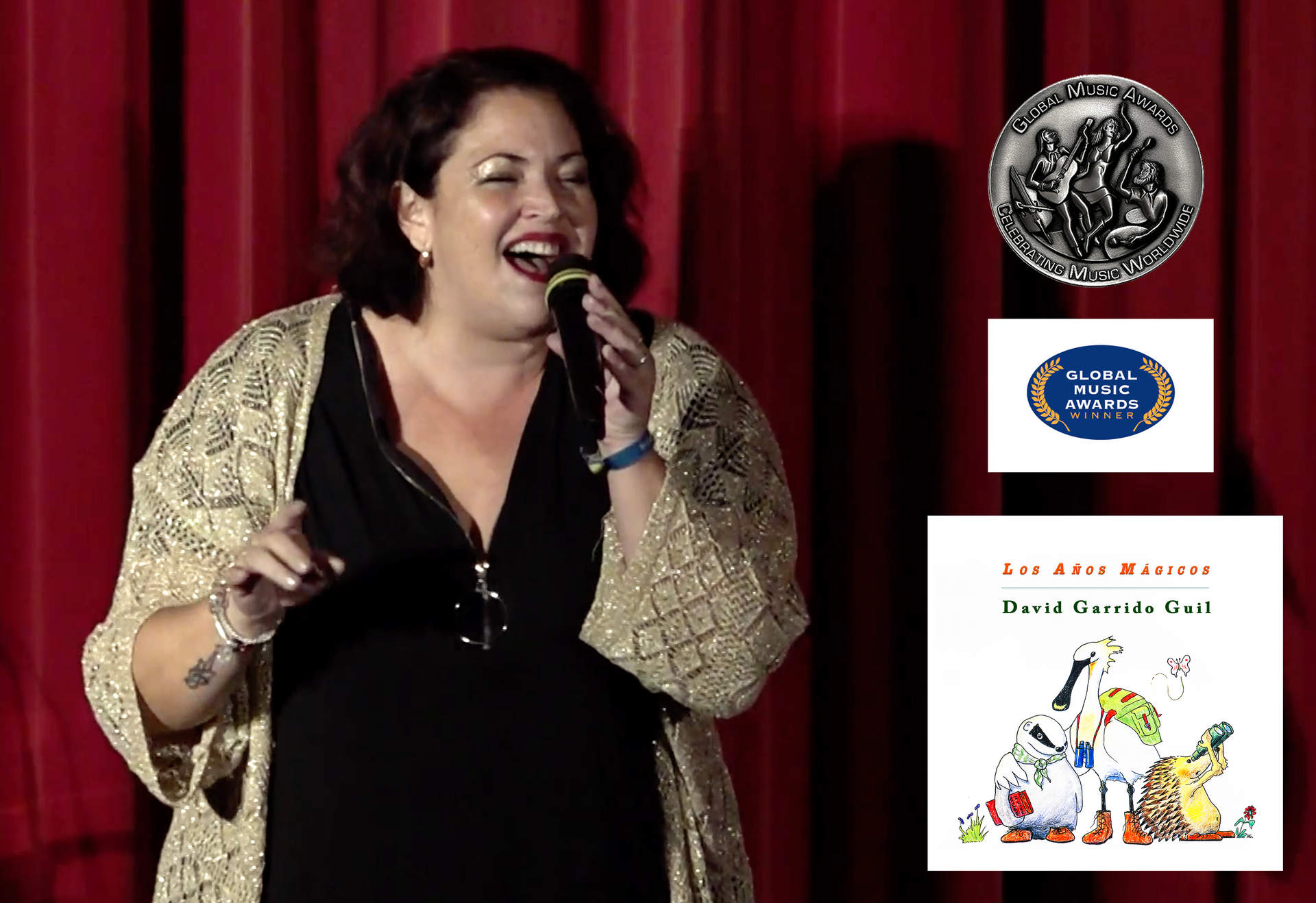 Rosa Cabrera pone voz al himno colegial