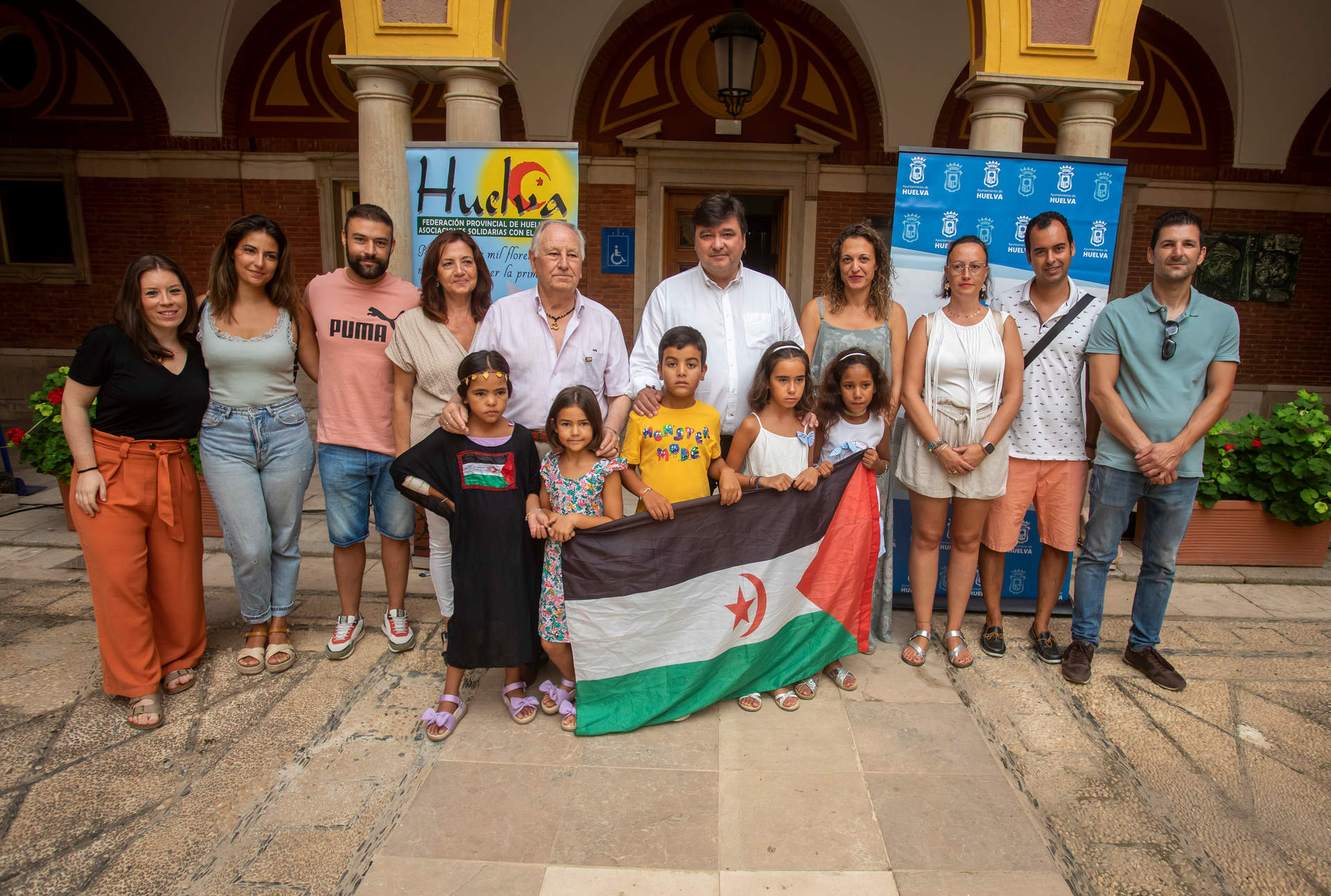 Recibimiento niños saharauis en 2022