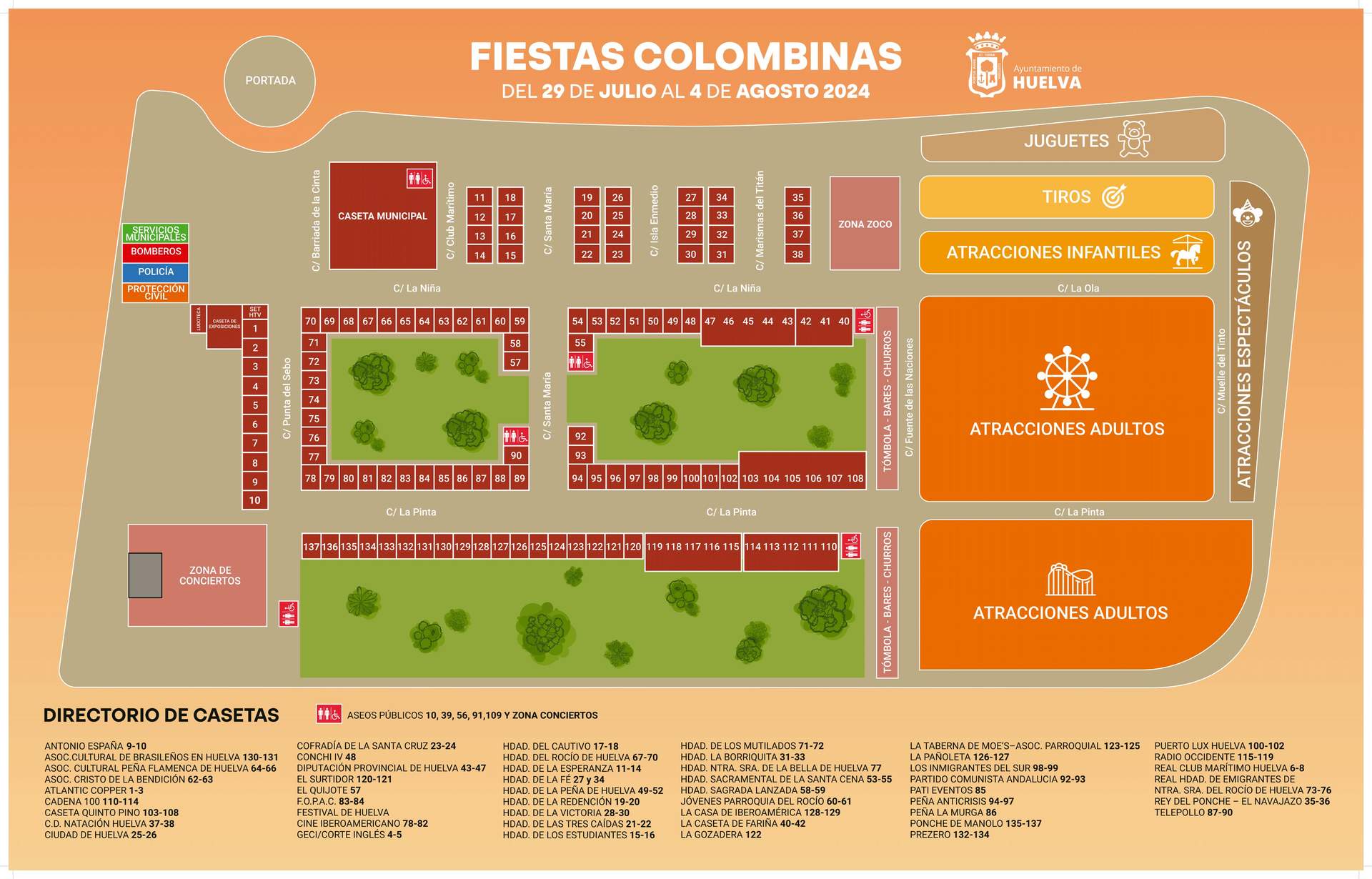 Plano del Recinto Colombino de Huelva