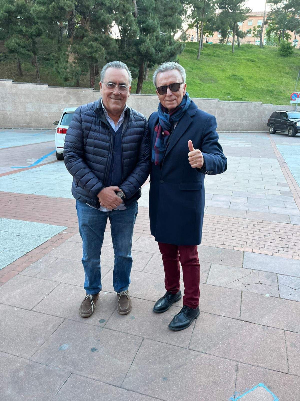 Con el maestro José Ortega Cano en las Ventas.