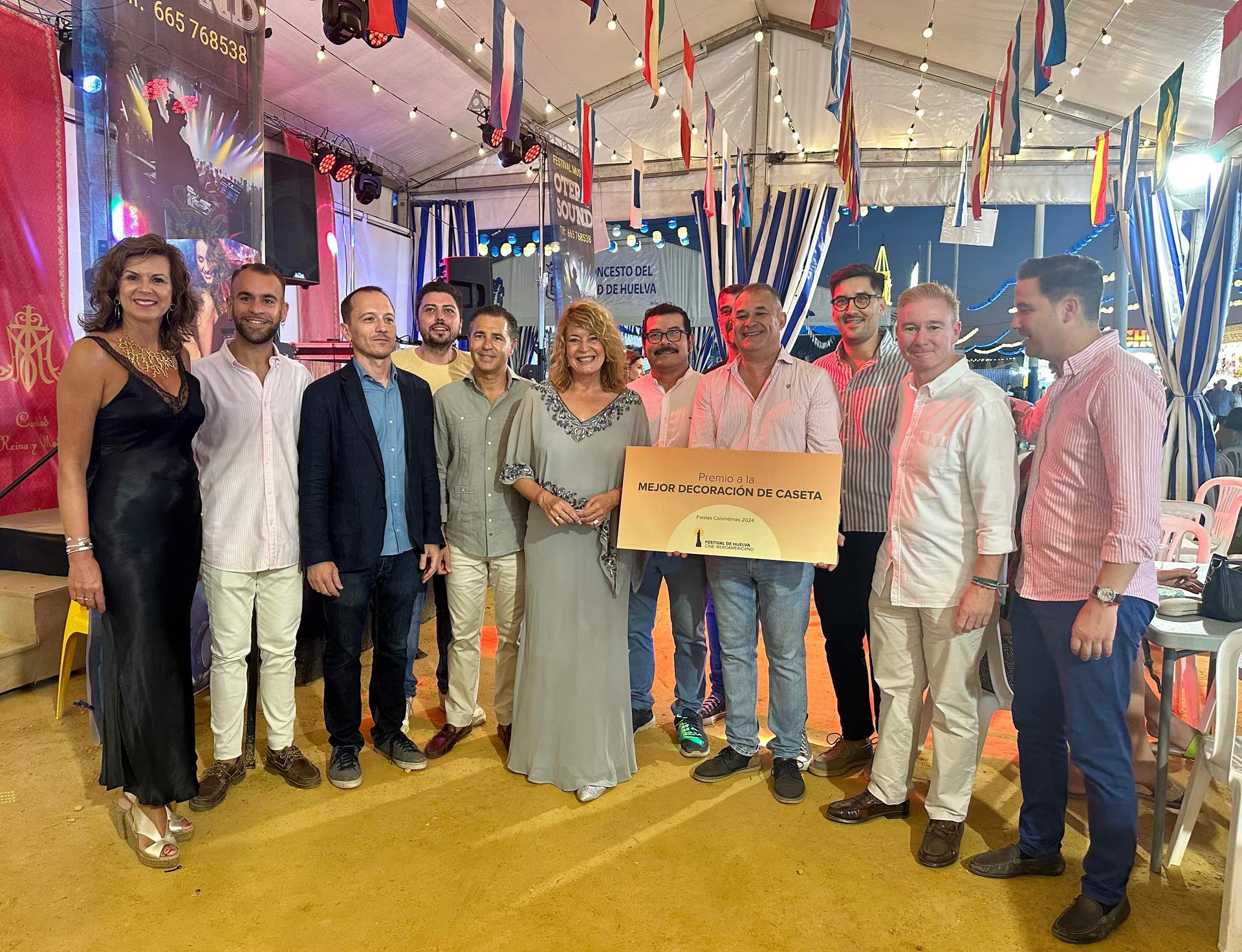 Entrega del Premio a la caseta de La Fe