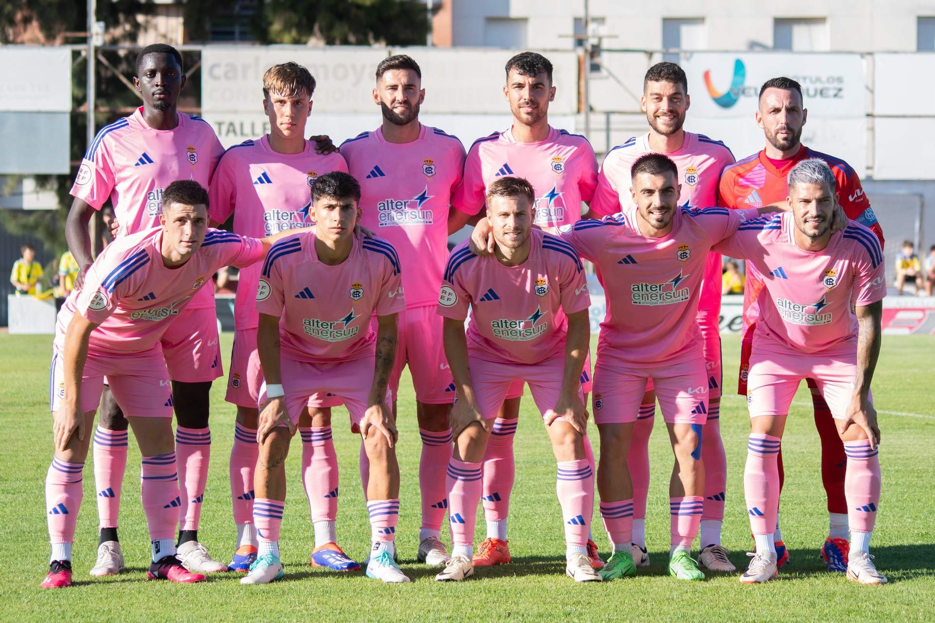 El once del Recreativo hoy en Chiclana.
