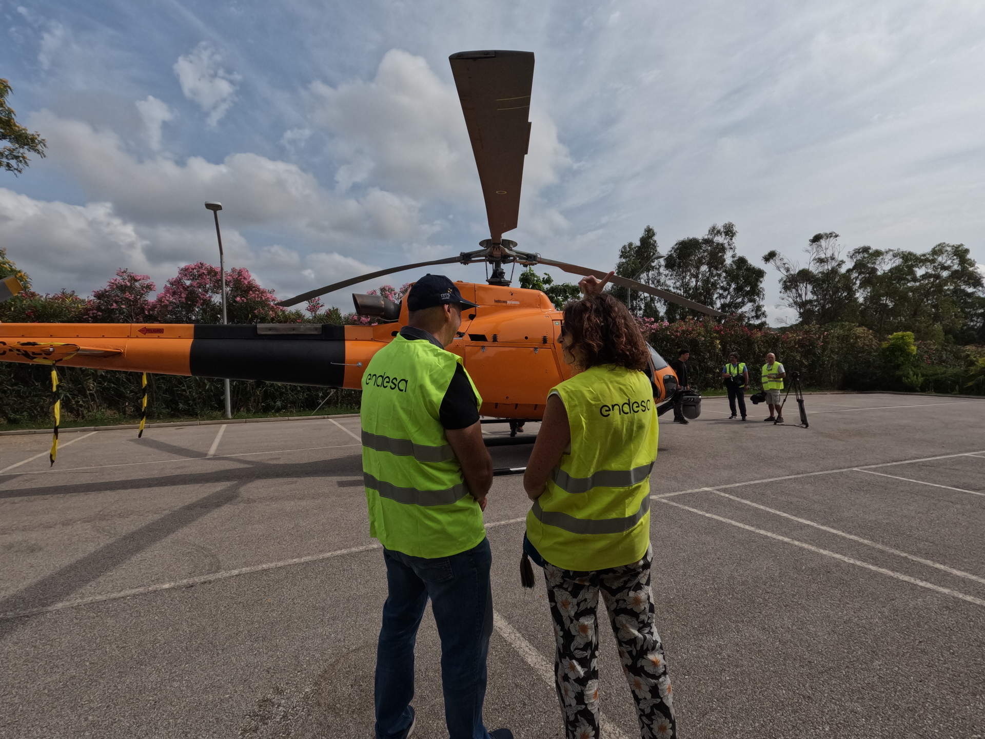 Helicóptero operativo