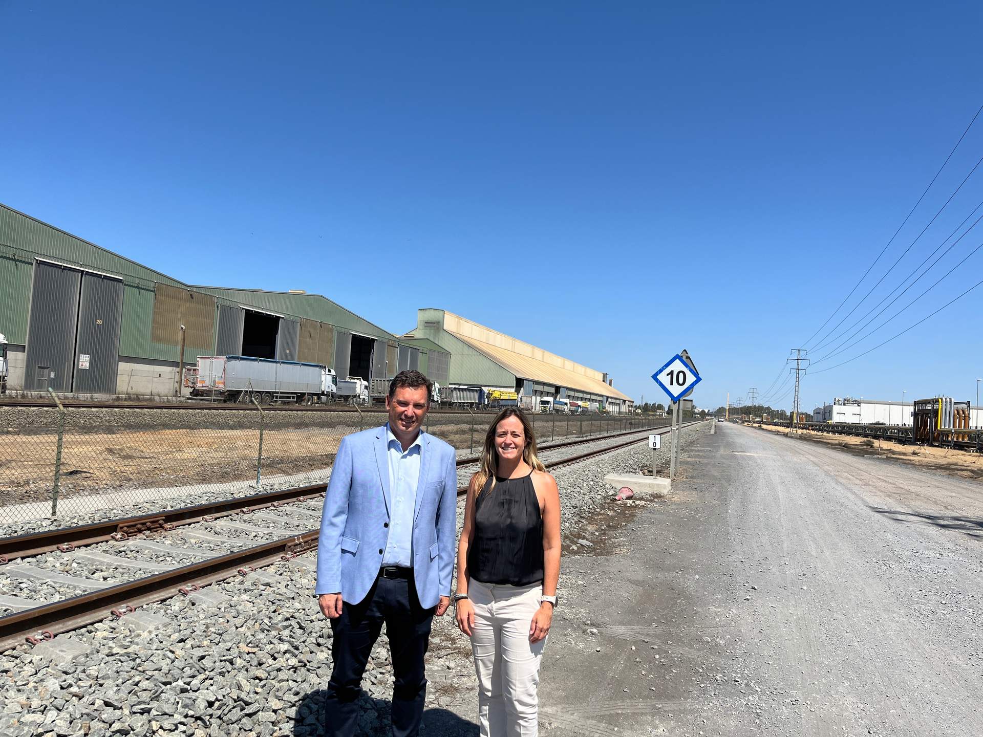 Visita a vias ferreas presidente APH