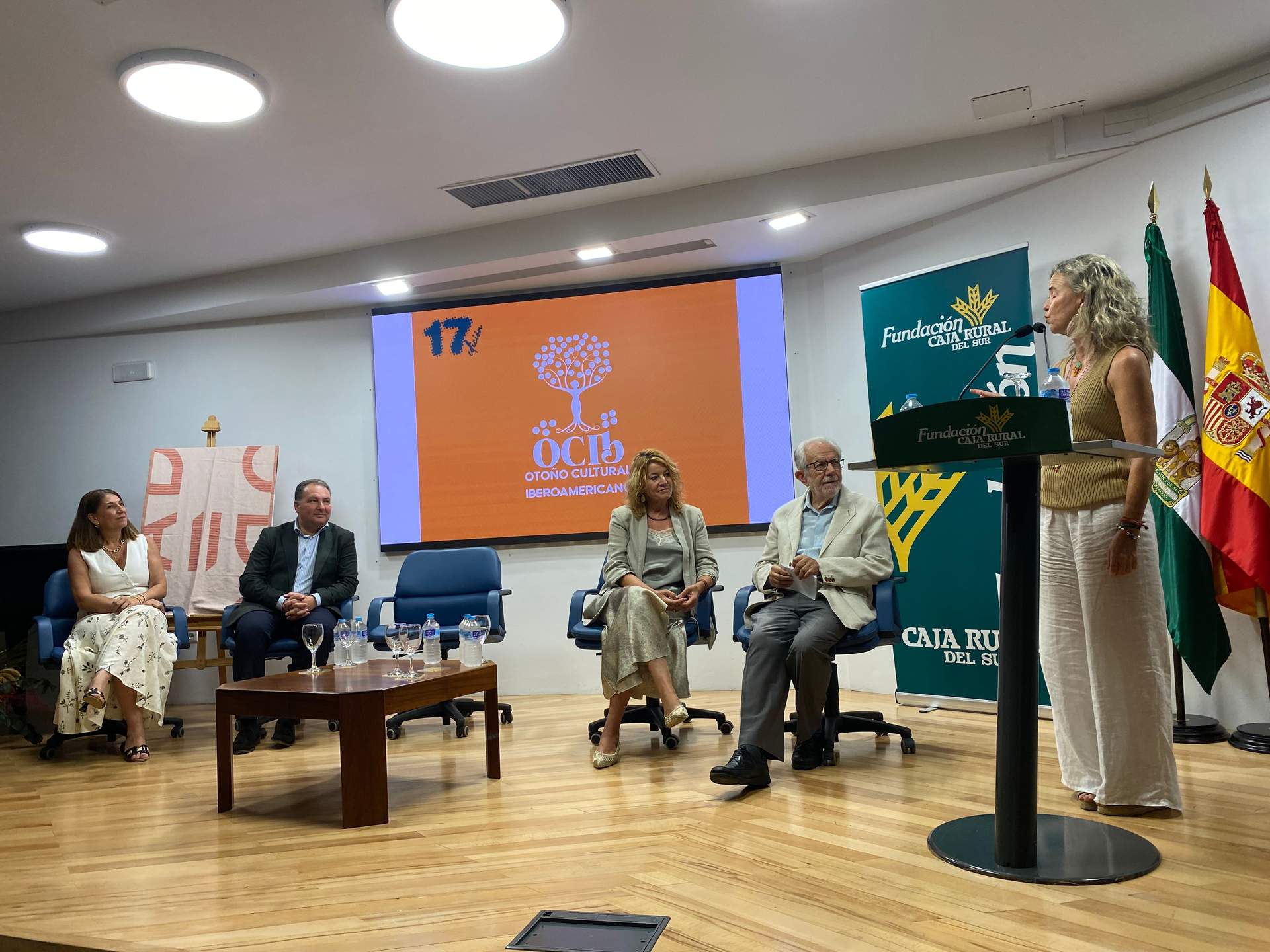 García Palacios, en el acto de presentación