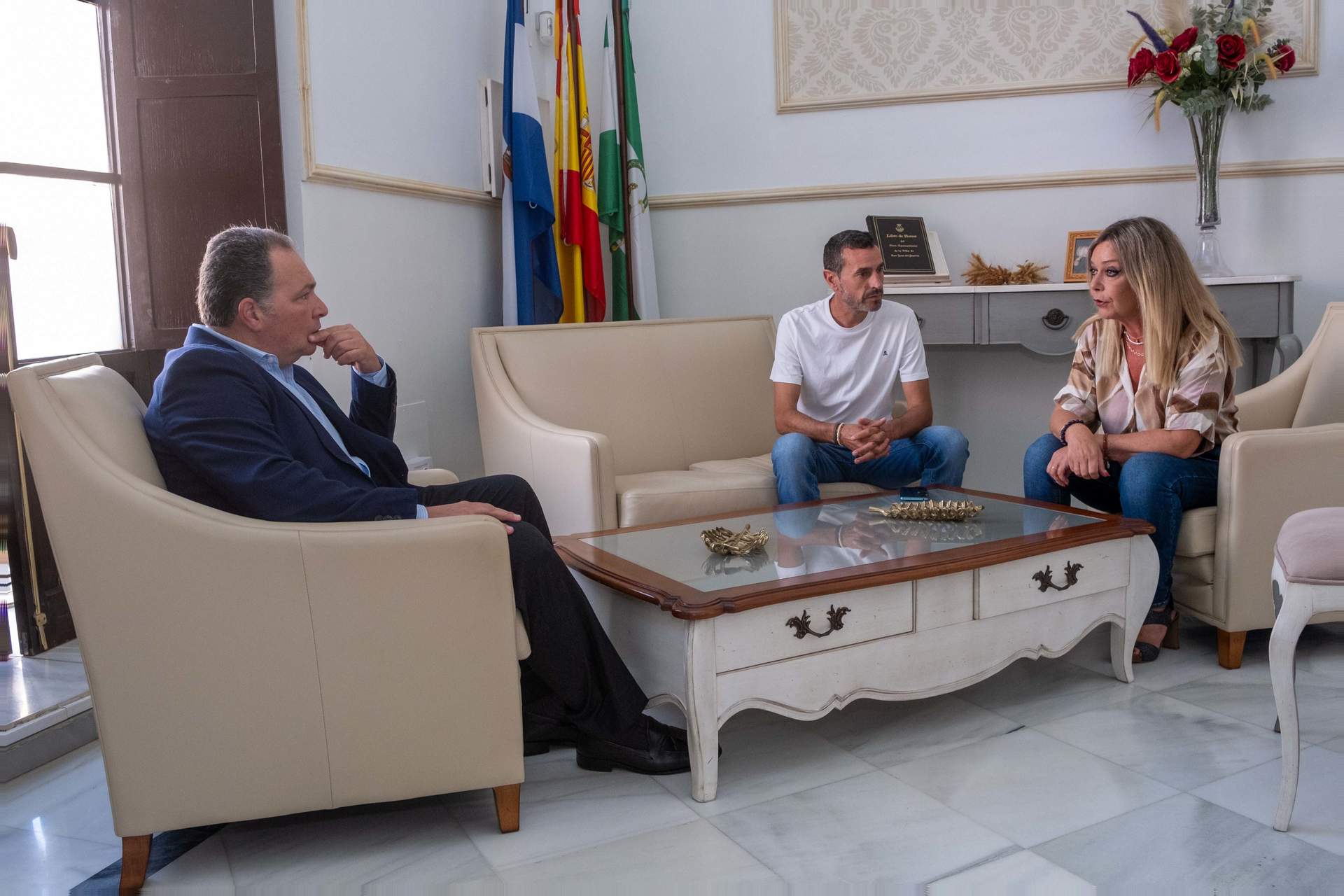 Reunión con la alcaldesa