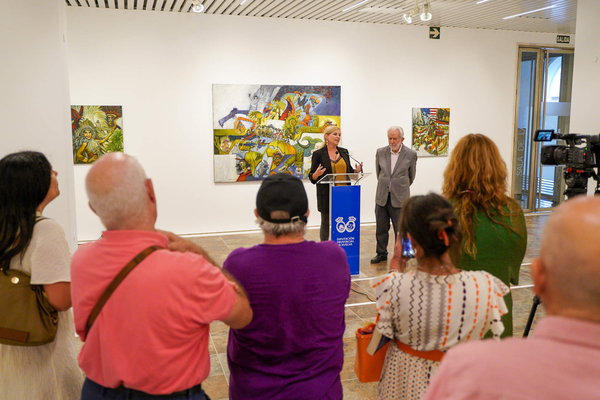 Presentación de la obra del artista plástico